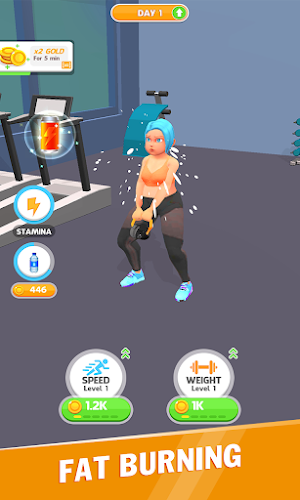 Idle Workout Fitness Screenshot 1