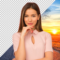Photo Background Changer - Wit