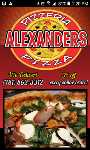 Alexander's Pizza Screenshot 1