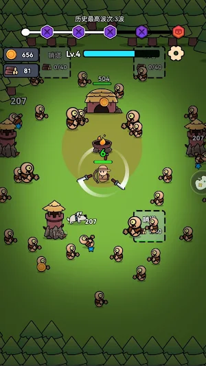獵夢保衛戰-躺平發育肉鴿塔防 Screenshot 2