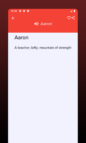 Bible Names Dictionary Screenshot 2