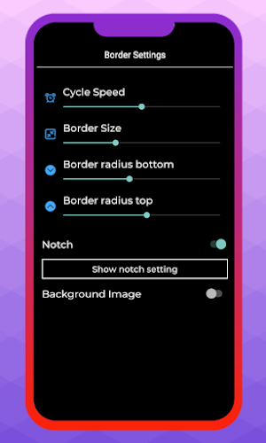Mobile Edge Lighting Color Screenshot 1