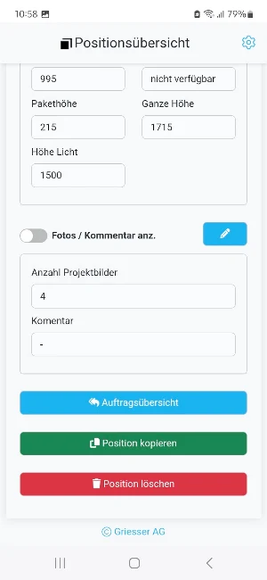 MyGriesser OnSite Screenshot 1