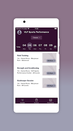 VLF Sports Performance Screenshot 1