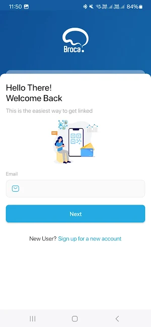 Broca E-Card Screenshot 0