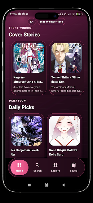 Mangahome : Manga & Comics Screenshot 1