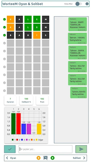 WorteeM - Sohbet içinde oyun Screenshot 1