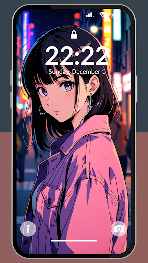 Anime Waifu Art Wallpaper 4K Screenshot 3