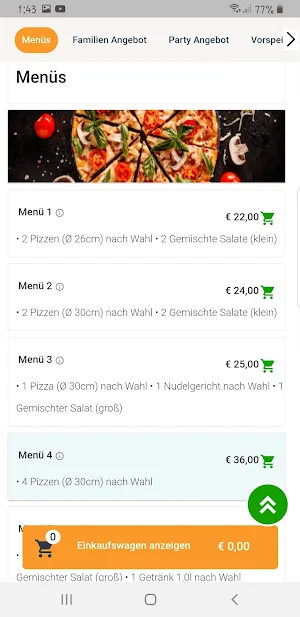 Restaurant Bombay Pizzeria Screenshot 3