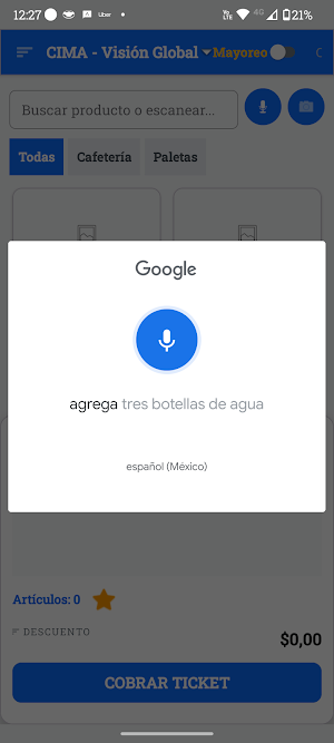CIMA Punto de Venta Screenshot 3
