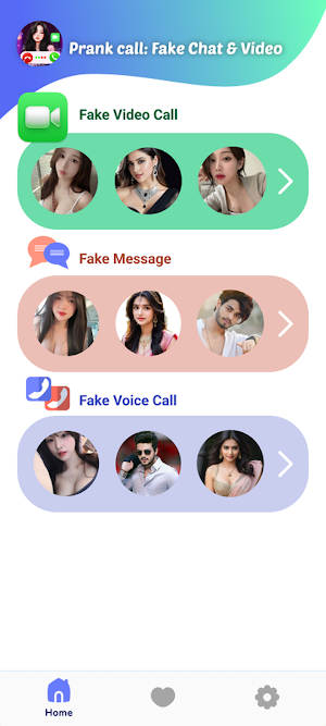 Prank Call: Fake Chat & Video Screenshot 0