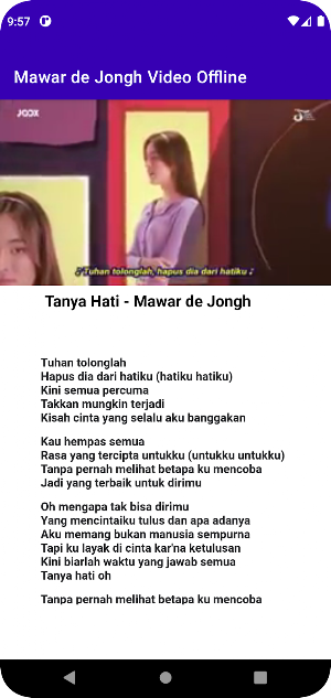 Mawar de Jongh Video Offline Screenshot 3