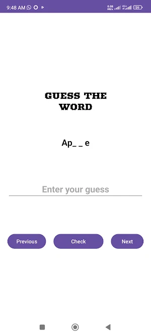 Guess The Word Screenshot 0