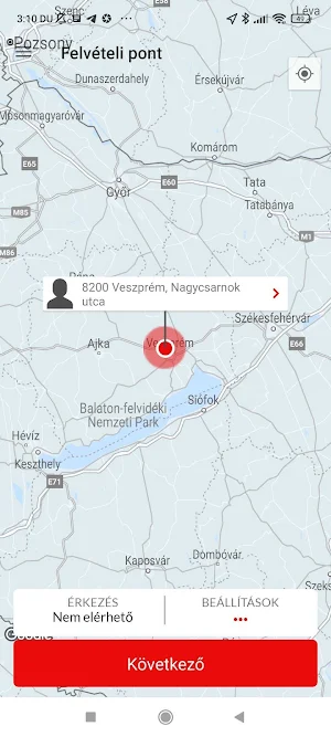 Bakony taxi Veszprém Screenshot 2