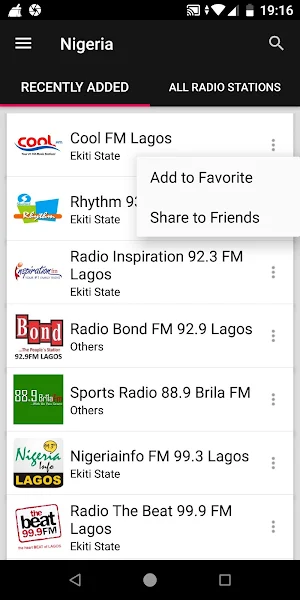 Nigerian Radio Stations Screenshot 1