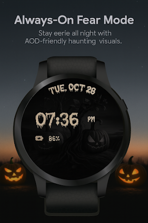 Scary Pumpkin WatchFace Screenshot 3