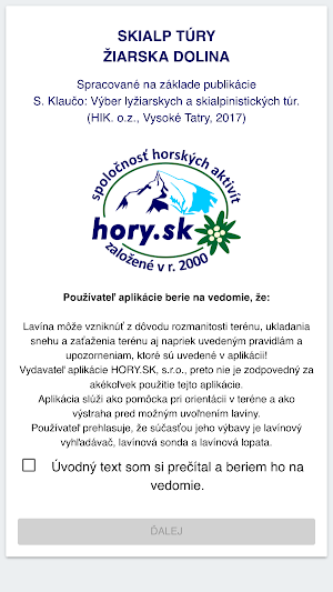 Skialp Túry - Žiarska dolina Screenshot 0