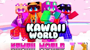 Kawaii World mod for Minecraft Screenshot 1