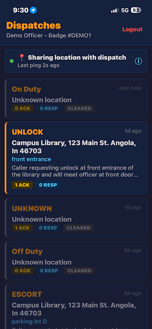 Central Dispatch Screenshot 1