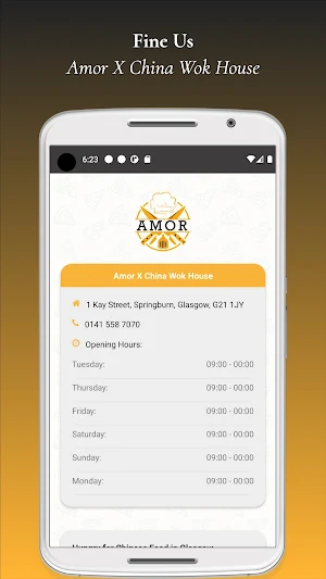 Amor X China Wok House Glasgow Screenshot 2