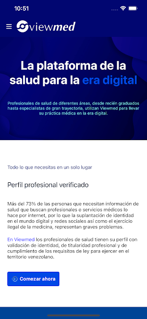 Viewmed Profesionales Screenshot 0