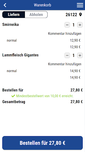 Zorbas Oldenburg Screenshot 1