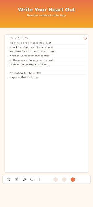 Evia Diary - AI Journal Screenshot 0