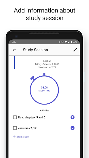 Easy Study - Your schedule, plan for school Screenshot 2