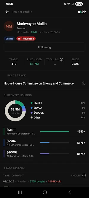 nsidr - Investor Tracker Screenshot 2