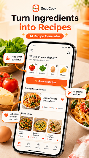 AI recipe generator: Food & Dr Screenshot 1