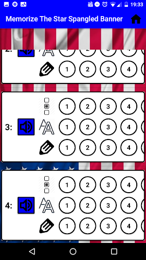 National Anthem of USA 4 Verses Learn Listen Screenshot 3
