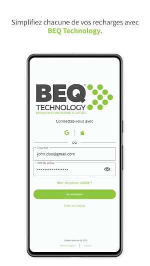 BEQ Connect Screenshot 2
