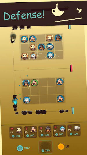 Doodle Defense: Hermit Crabs Screenshot 1