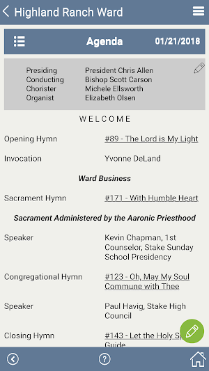 Sacrament Meeting Program (LDS) Screenshot 3
