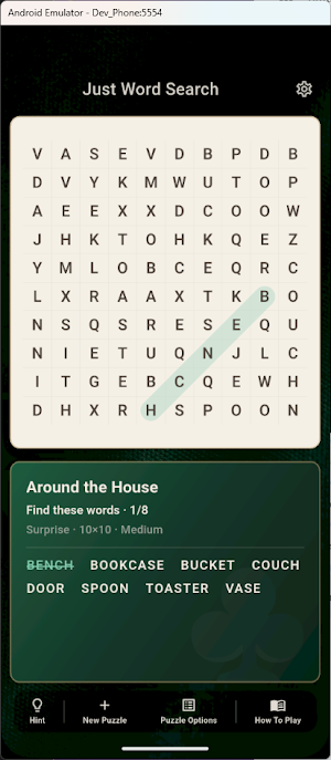 Just Word Search Screenshot 0