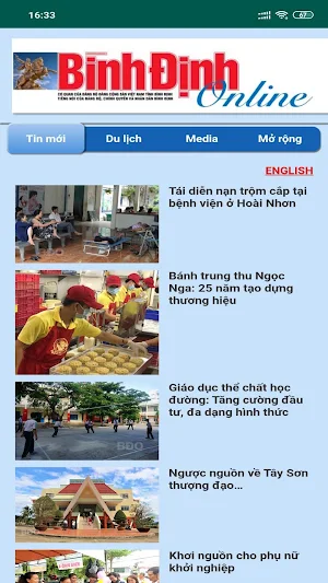 Báo Bình Định Online Screenshot 1