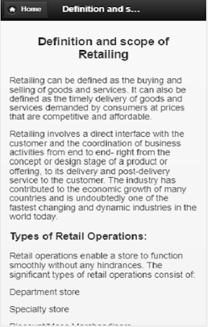 Retail Management Screenshot 1
