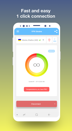 VPN Ukraine - Get Ukrainian IP or unblock sites Screenshot 0