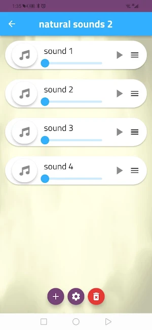 Nature relaxing sounds Screenshot 1