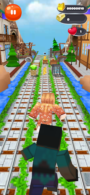 Anime Minicraft Run Screenshot 1