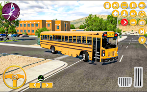 School Bus Driving Game 3D Screenshot 1