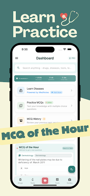 MedDose Pro - MCQs & Diseases Screenshot 0