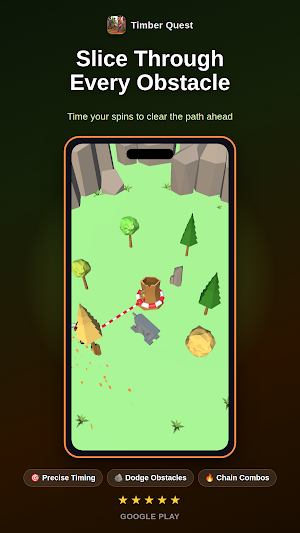 Timber Quest: Chainsaw Chop Screenshot 2
