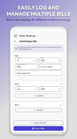 Electricity Tracker Screenshot 3