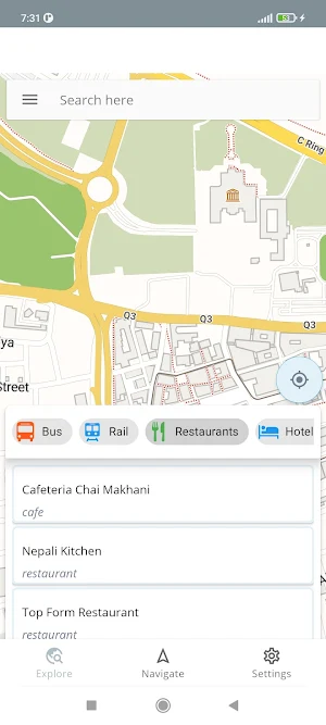 Doha Qatar Offline Map Screenshot 0
