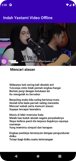 Indah Yastami Video Offline Screenshot 2