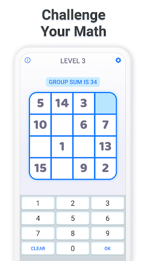 Quadromatics - Cross Math Game Screenshot 1