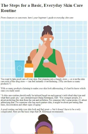 Daily Skin Care Routine Tips Screenshot 2