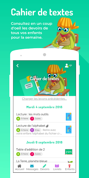 Educartable - Familles Screenshot 2