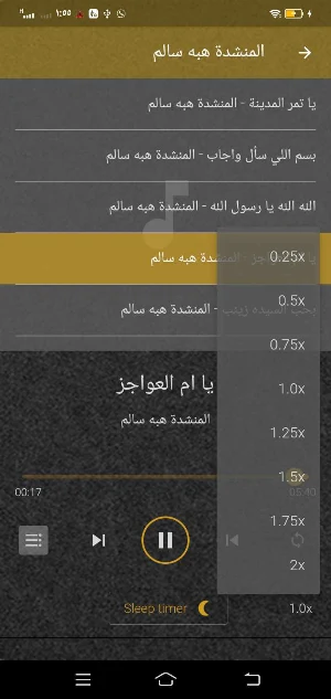 المنشدة هبه سالم اناشيد بدونت Screenshot 1